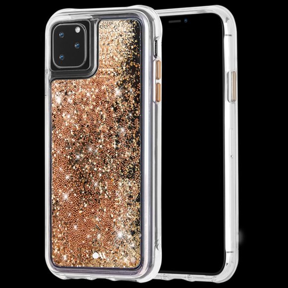 casemate Accessories Casemate Gold Waterfall Snow Globe Liquid